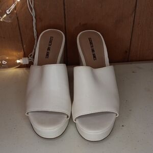 Elizabeth and James Cream Mules
